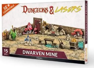 Produktbild von Dungeons & Lasers - Dwarven Mine Props