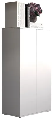 Zdjęcie produktu dla Komoda drewniana | Deska rozdzielcza z drzwiami obrotowymi | Wymiary ok. H. 108 x W. 60 x D. 32 cm - Dalosa 3