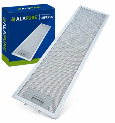 Productafbeelding van Alapure metalen filter, geschikt voor AEG 50287156009, afmetingen 497x170 mm