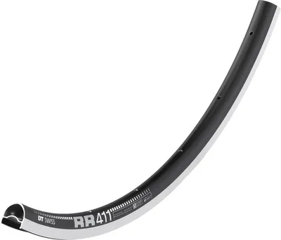 Produktbild von DT Swiss Felge RR 411 28"/700C 28 Loch Schwarz - leichte Hochleistungs-Rennra...