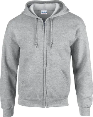 Obrázok produktu pre Gildan - Pánska mikina s kapucňou na celý zips PC6649 (XL) (sivá)