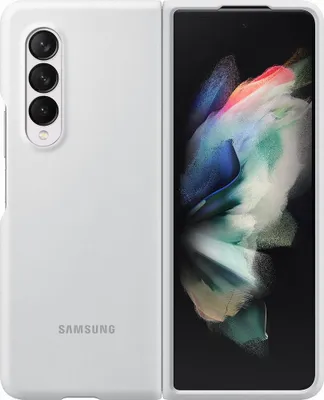 Image de Coque pour Samsung Galaxy Z Fold 3 Silicone Ultra Fine Blanche Samsung