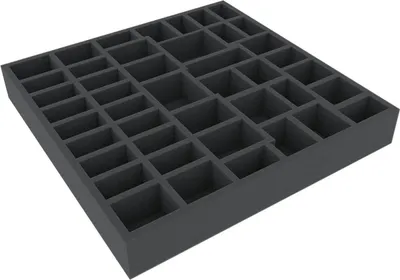 Produktbild von BXMFLZ045BO - BXMFLZ045BO 312 mm x 312 mm x 45 mm Schaumstoffeinlage für Brettspiele