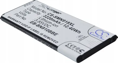 Zdjęcie produktu dla Akumulator Bateria typ EB-BN910BBE do Telefonu Samsung Galaxy Note 4 Note4 / CS-SMN918XL