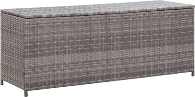 Immagine prodotto di Baule da Giardino Grigio 150x50x60 cm in Polyrattan