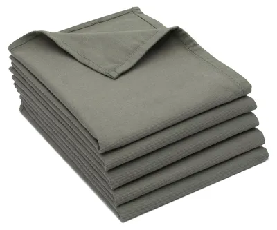 Produktbild von 5er Set Geschirrtücher, 100% Baumwolle, 50x70 cm, grau, Gastronomiequalität