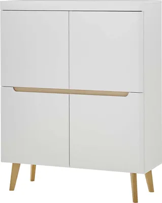 Produktbild von Highboard Svante - Weiß matt