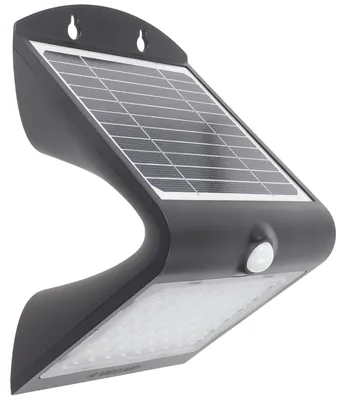 Produktbild von Velamp COLOMBA: Solarwandleuchte 54 + 2 LED. 500 Lumen. Mit Bewegungsmelder