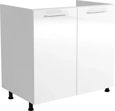 Zdjęcie produktu dla Szafka pod zlew 80 VENTO DK-80/82 biały połysk