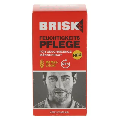 Produktbild von Brisk Feuchtigkeitspflege für geschmeidige Männerhaut 50 ml mit Malz Extrakt