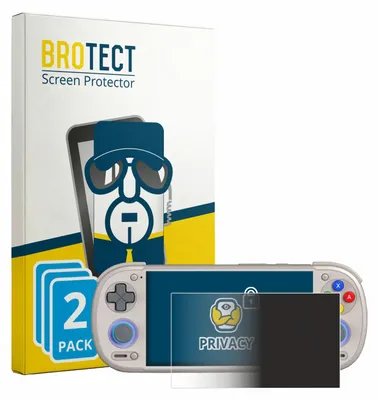 Produktbild von 2x BROTECT Sichtschutzfolie für Retroid Pocket 6 Anti-Spy Privacy Sichtschutz Blickschutz Folie Blaulicht-Schutz