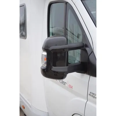 Produktbild von Stoßschutz für Rückspiegel Ducato, Boxer und Jumper ab 2007 – schwarz – Milenco