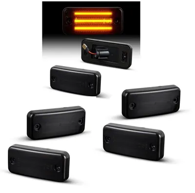 Produktbild von Seitenbegrenzungsleuchten 6x LED schwarz SET für Iveco Daily 1997-2019
