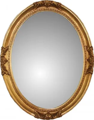 Produktbild von Casa Padrino Barock Wandspiegel aus Italien Gold Oval H 93 cm, B 72 cm - Edel & Prunkvoll