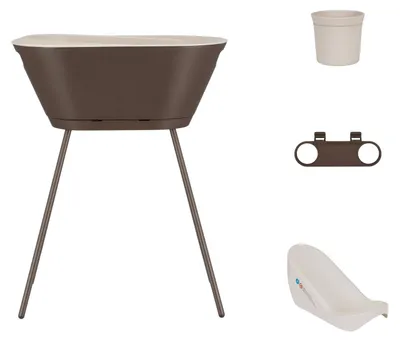 Produktbild von We-Too Badewannenset 5-teilig - Dark Brown