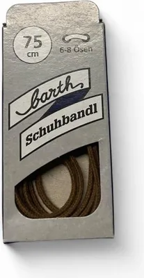 Produktbild von Wachs - Schnürsenkel - Hellbraun 75 cm (Barth)