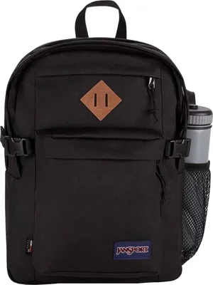 Image de Sac à dos JanSport Main Campus EK0A5BDSN55, sac à dos, unie, noir, taille : taille unique