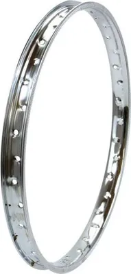 Immagine prodotto di Cerchio cromato 1,20x17 pollici (36 fori) (a scatola) universale per ciclomotore mokick Hercules Kreidler Zündapp Puch Simson
