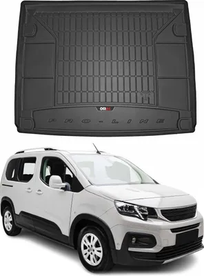 Zdjęcie produktu dla Gumowa wkładka bagażnika OMAC do Peugeot Rifter 2018-2024 Wkładka bagażnika TPE