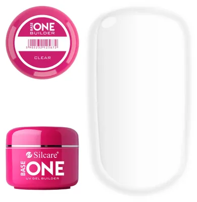 Zdjęcie produktu dla Silcare Base One Clear Bezbarwny żel budujący do paznokci, 50g