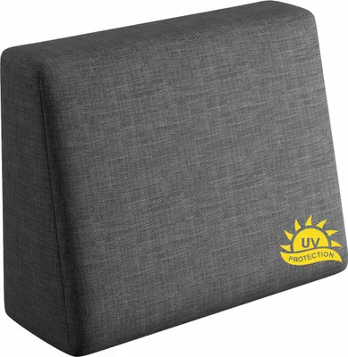 Produktbild von sunnypillow Palettenkissen mit abnehmbarem Bezug UV - beständig Seitenkissen 60x40x20/10cm Anthrazit