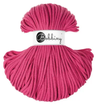 Obrázok produktu pre Bobbiny Premium Braided Cord 5 mm 100 m Dopamine Pink Špagát