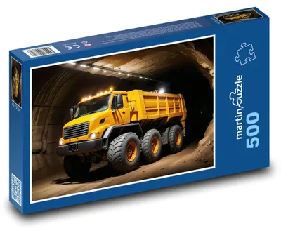 Obrázok produktu pre Puzzle 500 Nákladné auto v tuneli - martinpuzzle