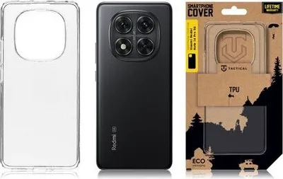 Image de Couverture arrière tactique TPU Redmi Note 14 Pro 5G transparent
