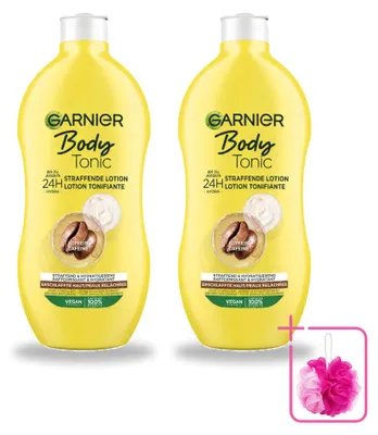 Imagen del producto de 2 unidades de Loción Corporal Garnier Body Tonic - reafirmante e hidratante - 400 ml - Paquete ahorro - 2 unidades
