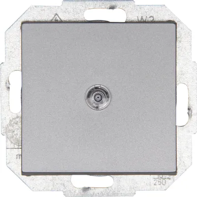 Produktbild von Kopp Athenis  stahl / silber Universalschalter (Aus-/Wechsel) mit Beleuchtung