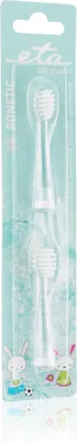 Immagine prodotto di ETA | Toothbrush replacement  for ETA0710 | Heads | For kids | Number of brush heads included 2 | Number of teeth brushing modes Does not apply | White