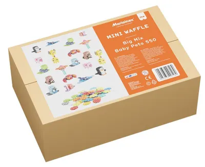 Productafbeelding van Marioinex Mini Waffle - Schoolset Zakdieren