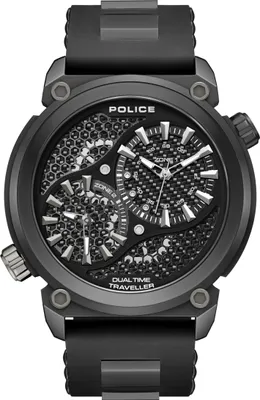 Produktbild von POLICE Herrenuhr Quarzuhr schwarz onesize Herren 48 PEWGM0071801, PEWGM0071802, PEWGM0071803