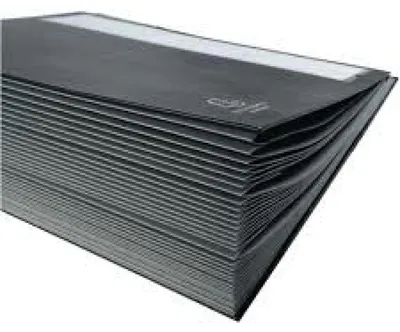 Image de Exacompta Ordonator, classeur d'organisation, 12 compartiments, format DIN A4, noir