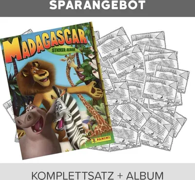 Produktbild von Madagaskar - Sammelsticker - Komplettsatz + Album