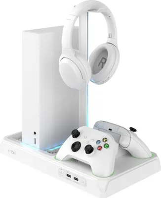 Produktbild von FIXED Multifunktionsständer für Xbox S Series X mit Lüftung und Ladefunktion weiß