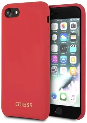 Obrázok produktu pre Guess iPhone 7/8 Red Hardcase Silicone (GUHCI8LSGLRE)