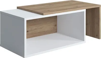 Immagine prodotto di Tavolino Felica, rovere/bianco, 70 x 42 x 35 cm