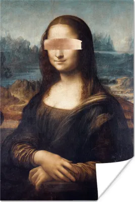 Produktbild von MuchoWow® Poster Mona Lisa - Leonardo da Vinci - Bronze 20x30 cm - Papierdruck