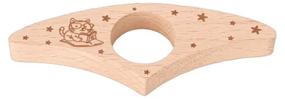 Produktbild von Daumen-Buchseitenhalter aus Kiefernholz, Fingeröffner, Lesezeichen, Lesezubehör für Sternliebhaber