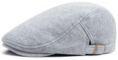Zdjęcie produktu dla Czapka zimowa z dzianiny wełnianej, beret w stylu retro, rozmiar męski