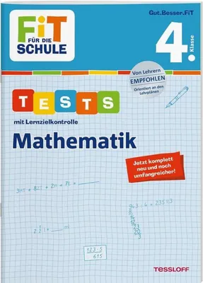 Produktbild von FiT FÜR DIE SCHULE. Tests mit Lernzielkontrolle. Mathematik