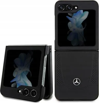 Produktbild von Mercedes Leather Urban Line - Etui Samsung Z Flip 5 (czarny)