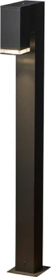 Produktbild von Konstsmide Pollux Wegeleuchte schwarz, 1xGU10 Sockel, max 1x7W, 240V, Aluminium/Acrylglas, 414-750