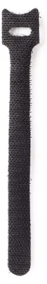 Produktbild von StarTech.com Klettkabelbinder 15 cm, 50 Stück, Nylon, wiederverwendbar, schwarz