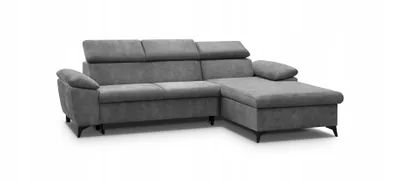 Produktbild von MODERNE UNIVERSAL ECKSOFA COLIN MIT SCHLAFFUNKTION (Dark Grey – Sally 09)