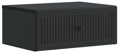 Image de Cabinet de chevet Noir 49 x 34,5 x 20 cm Bois d'ingénierie