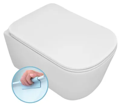 Produktbild von Kerasan TRIBECA Hänge-WC, Rimless, 35x54cm, weiß