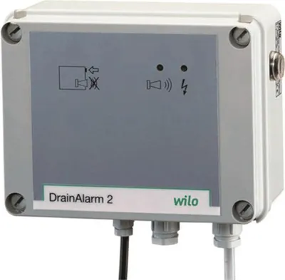 Produktbild von Wilo Alarmschaltgerät DrainAlarm 2 zur optischen und akustischen Leckageüberwachung, 1 Stk.