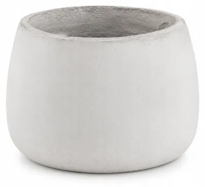Produktbild von Fiberclay Blumentopf Schale Betonoptik Beige 33 cm für Garten und Terrasse